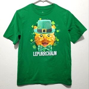 Way to Celebrate St Patrick's Day "Lepurrchaun" Graphic T-Shirt XL (14-16)